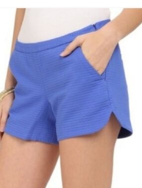 Lilly Pulitzer Blue Textured  Resort Wear Shorts